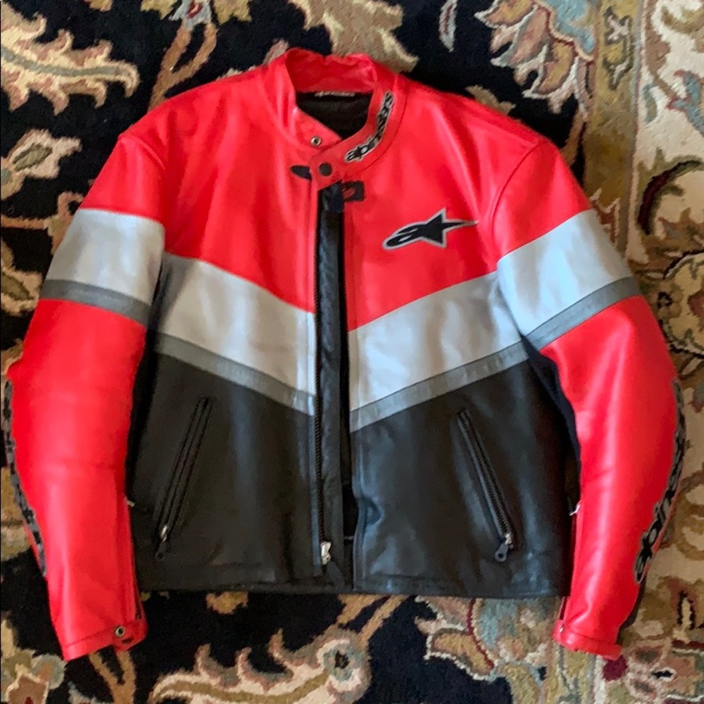 Alpinestard moto leather jacket